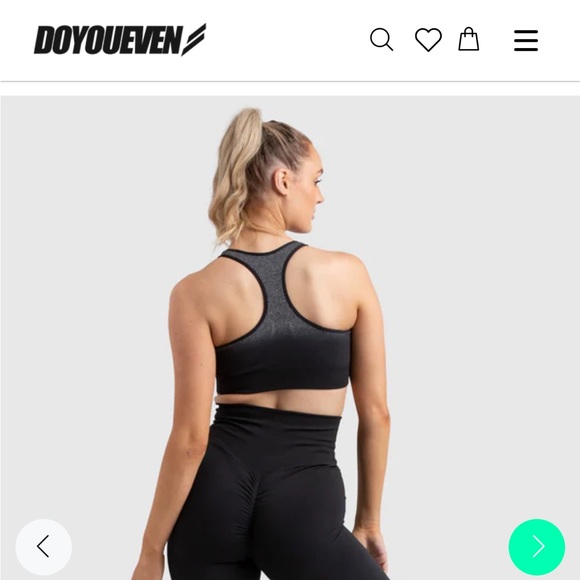 Ombré Seamless Crop - Black - Picture 2 of 8